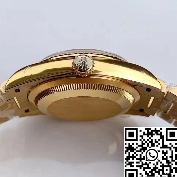 Factory Diamond M128238 White Day-Date Time EW Dial Rolex Scale 0331